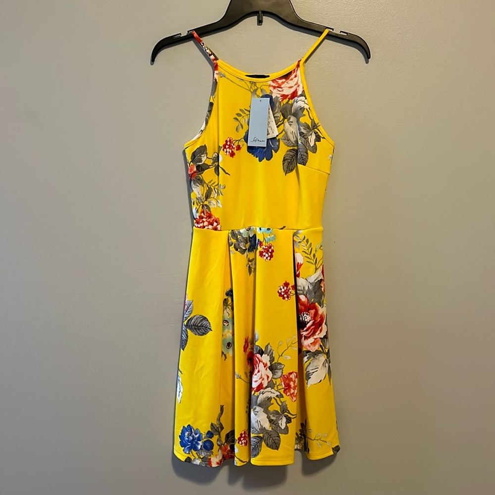 Soprano Yellow Floral Dress